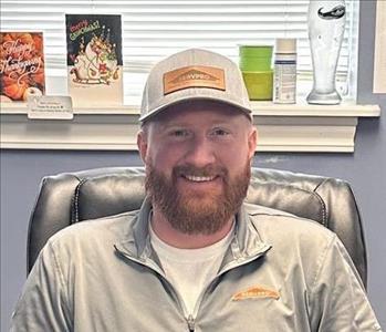 Travis Hawkins, team member at SERVPRO of Vermilion County