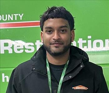Ashwin Mahadeo, team member at SERVPRO of Vermilion County