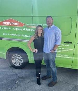 Joe & Danielle McCann, team member at SERVPRO of Glendora / San Dimas