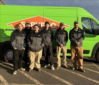 Andrew, David, Alexiz, Ethan, Preskitt, BJ, team member at SERVPRO of Casa Grande, Coolidge, Eloy and Maricopa