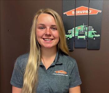 Hailey Hanestad, team member at SERVPRO of Barron, Dunn & Rusk Counties